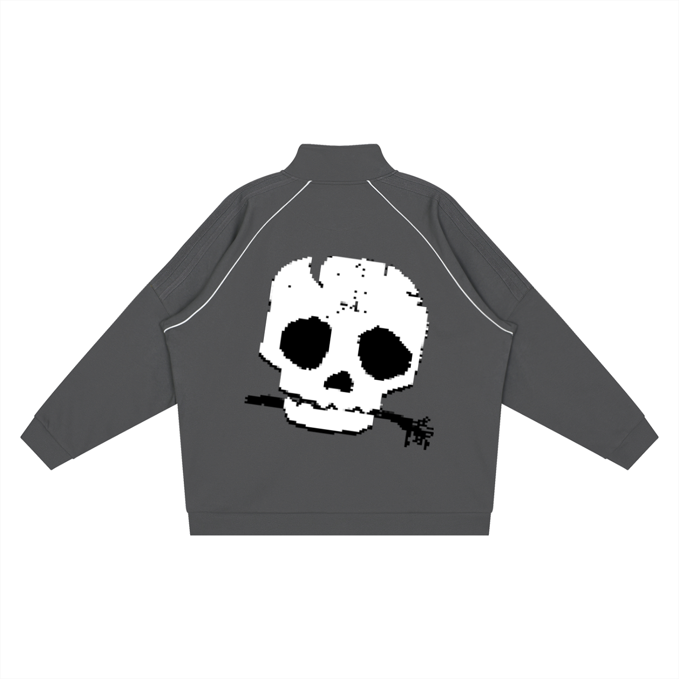 Striped Raglan Jacket - Lost Skull