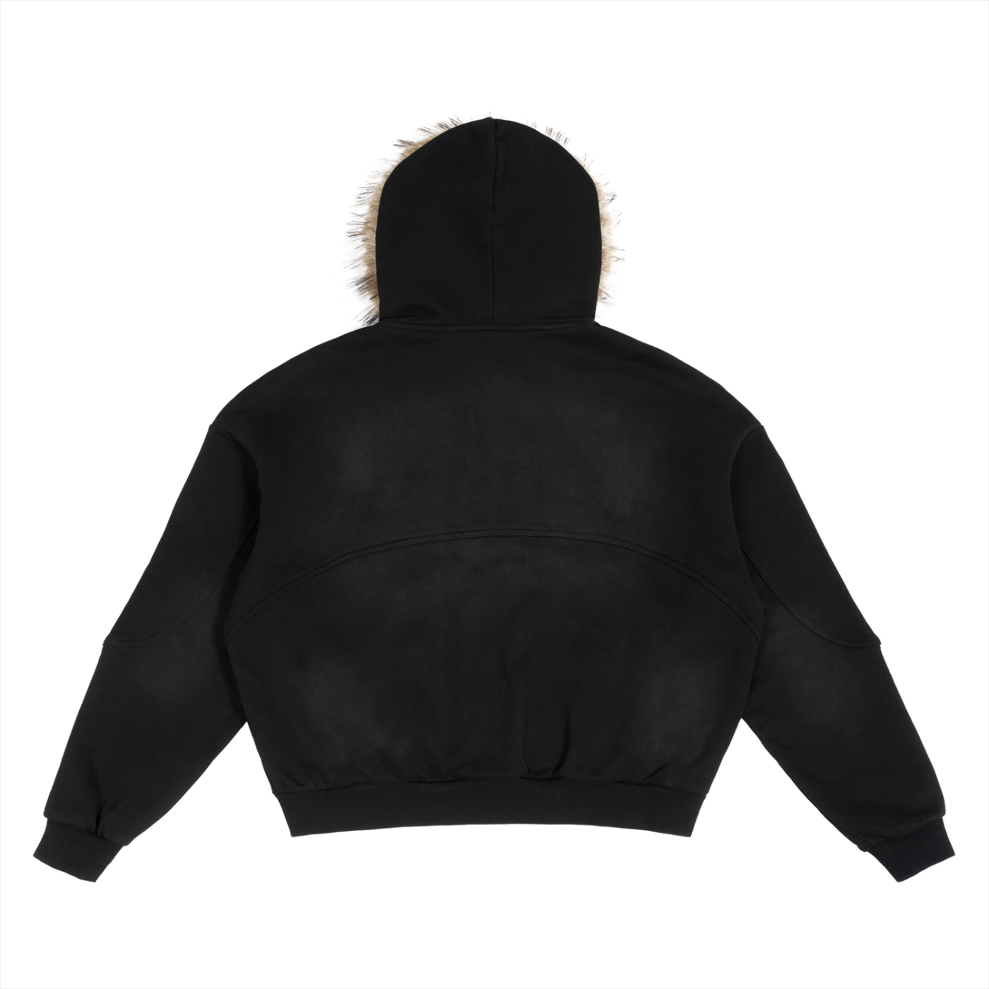 Sun Fade Fur Hoodie SAD