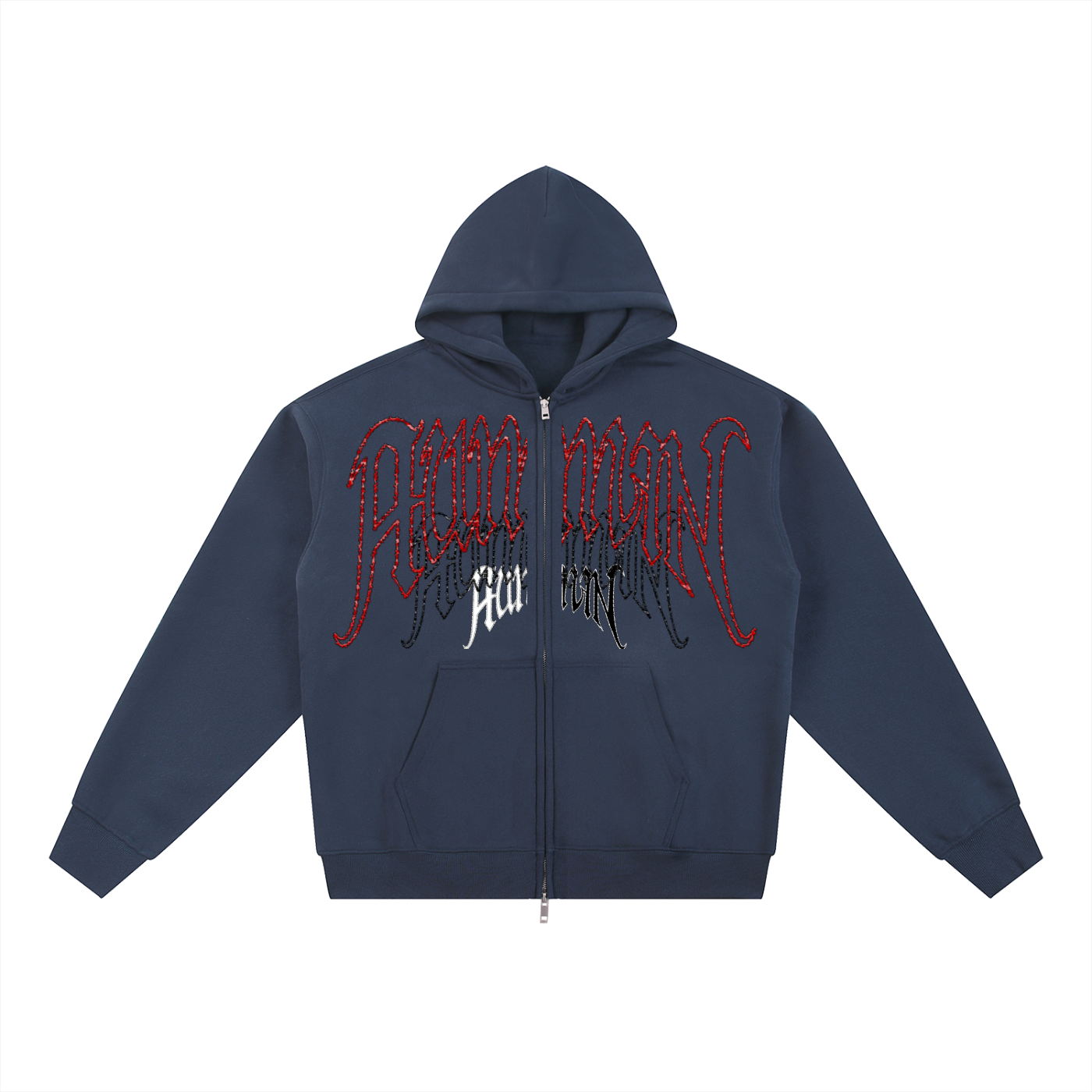 Fleece Zip Hoodie - Human Fragments