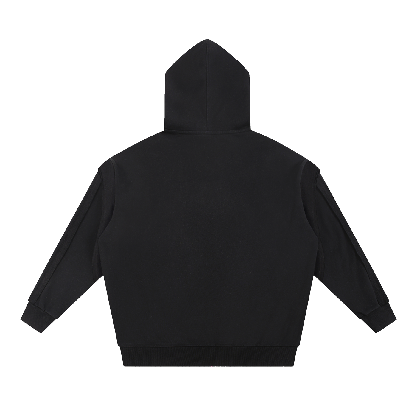 Contrast Zip Hoodie SAD
