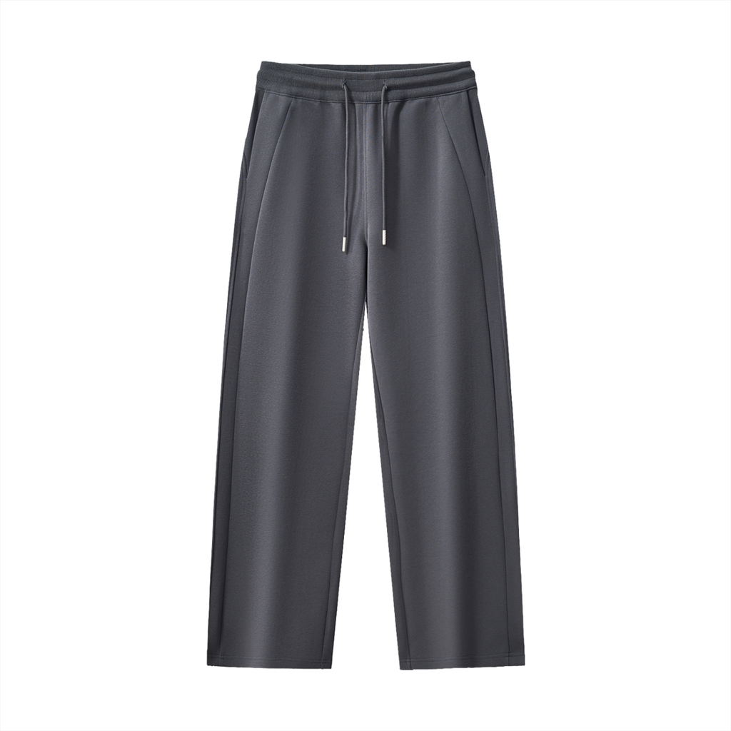 Drawstring Straight-Leg Sweatpants