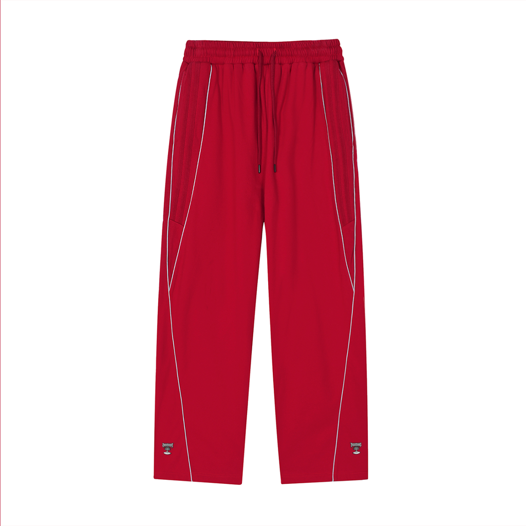 Striped Straight-Leg Sweatpants - Lost Skull