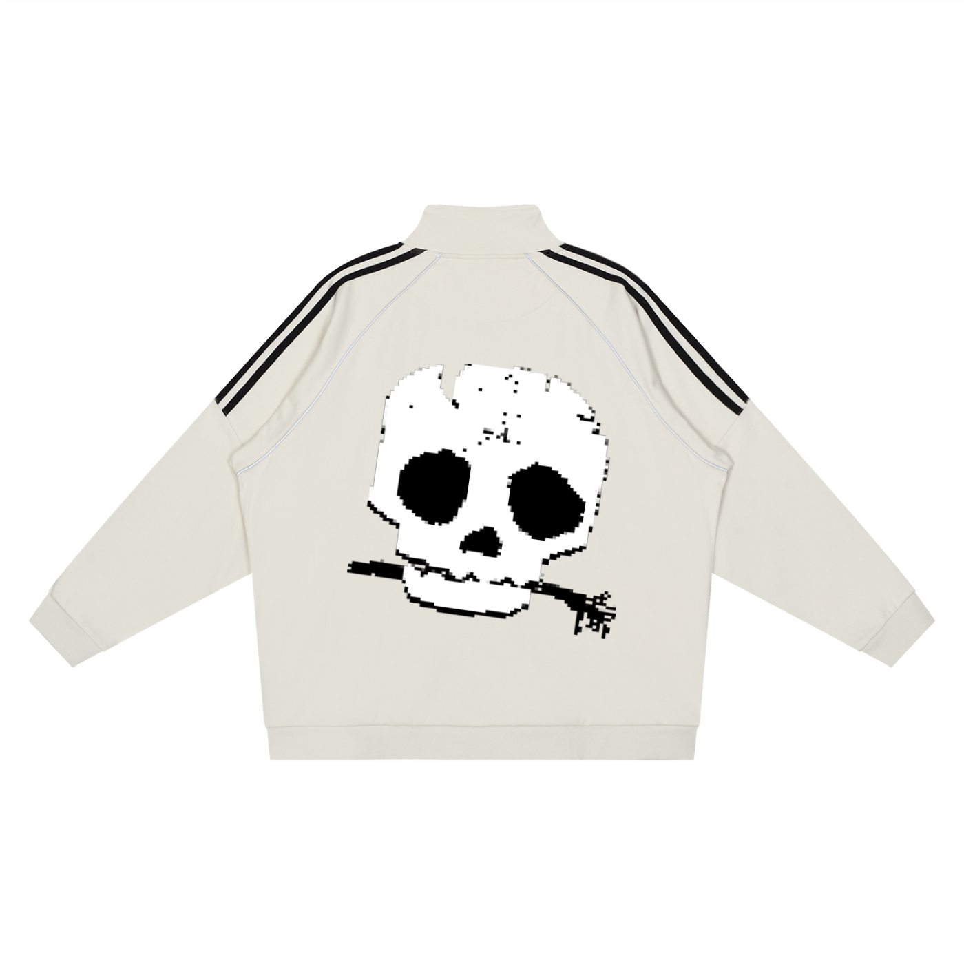 Striped Raglan Jacket - Lost Skull