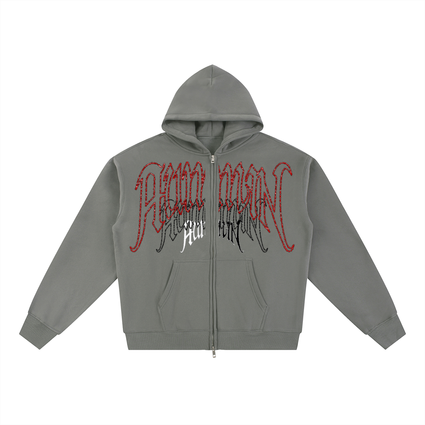 Fleece Zip Hoodie - Human Fragments