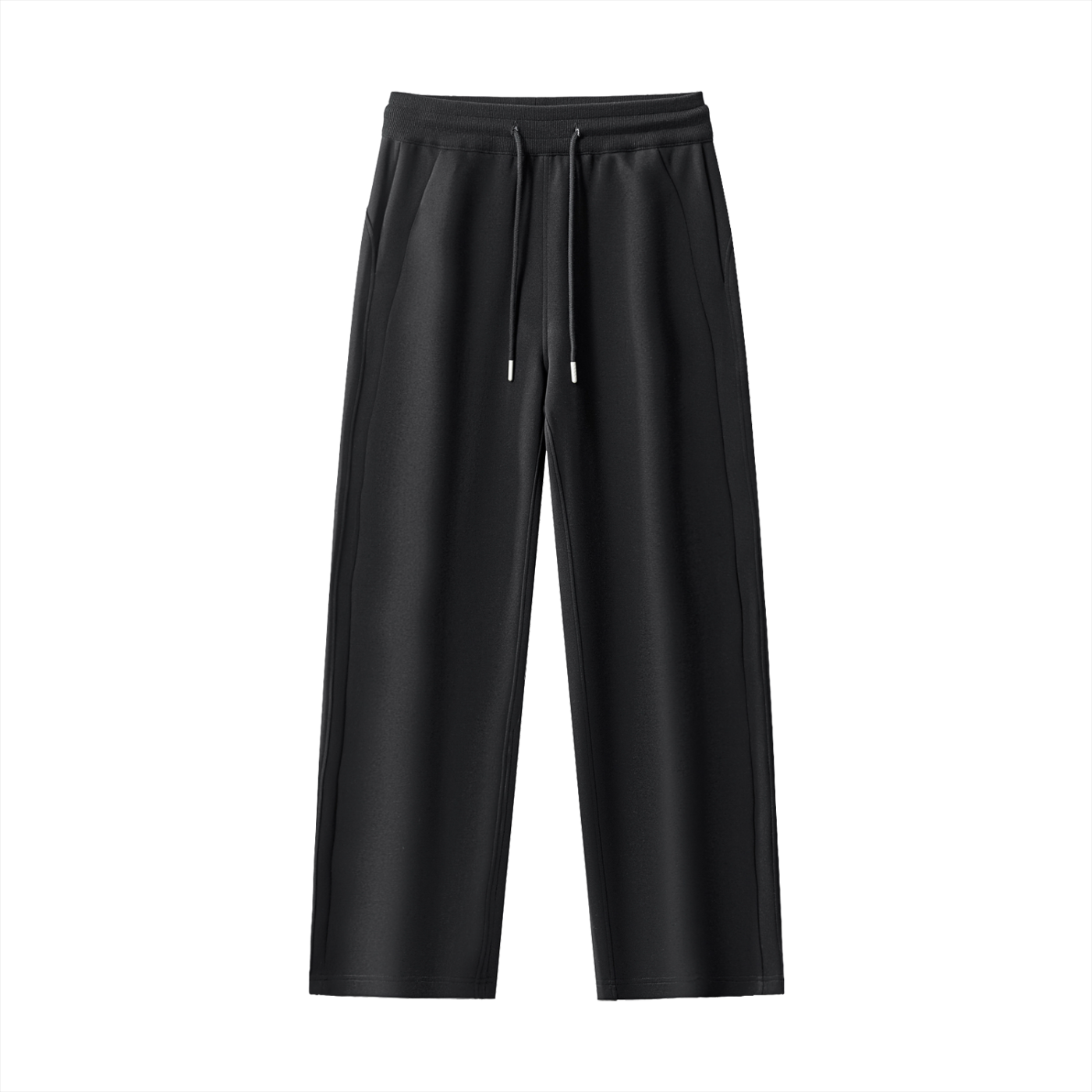 Drawstring Straight-Leg Sweatpants