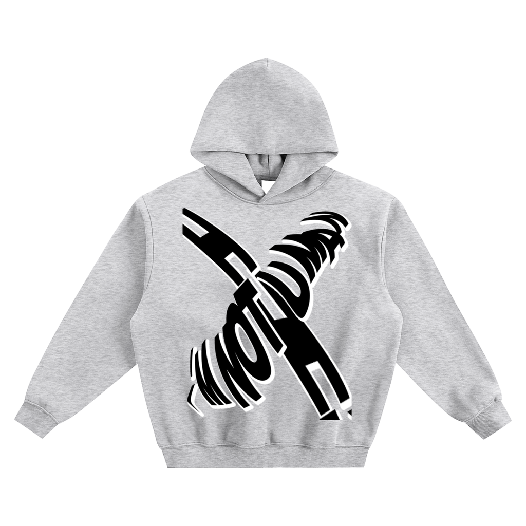 Fleeced Boxy Hoodie - i'm not hhuman