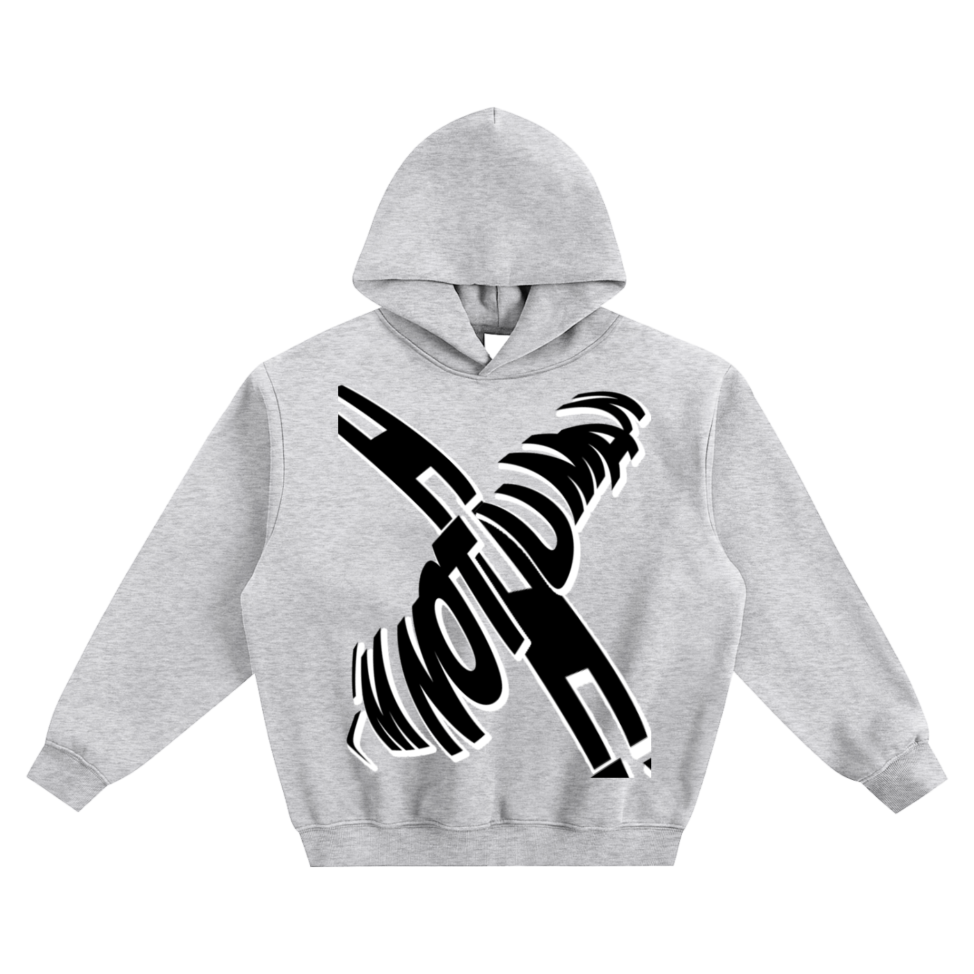 Fleeced Boxy Hoodie - i'm not hhuman