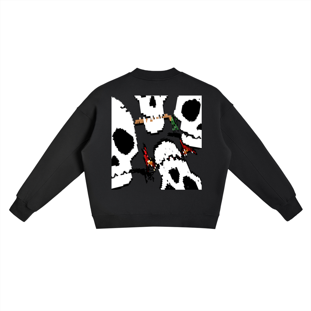 Fleece Side-Slit Sweatshirt - Echo Human