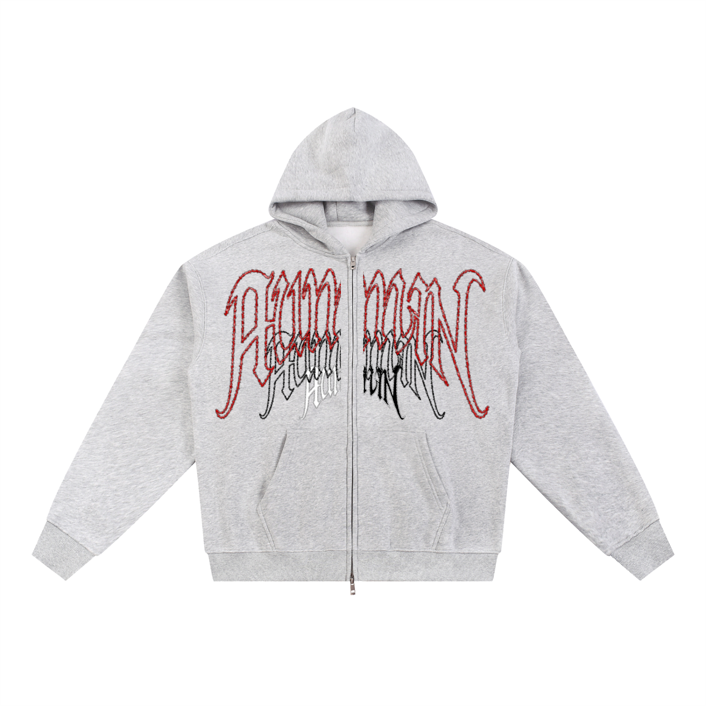 Fleece Zip Hoodie - Human Fragments