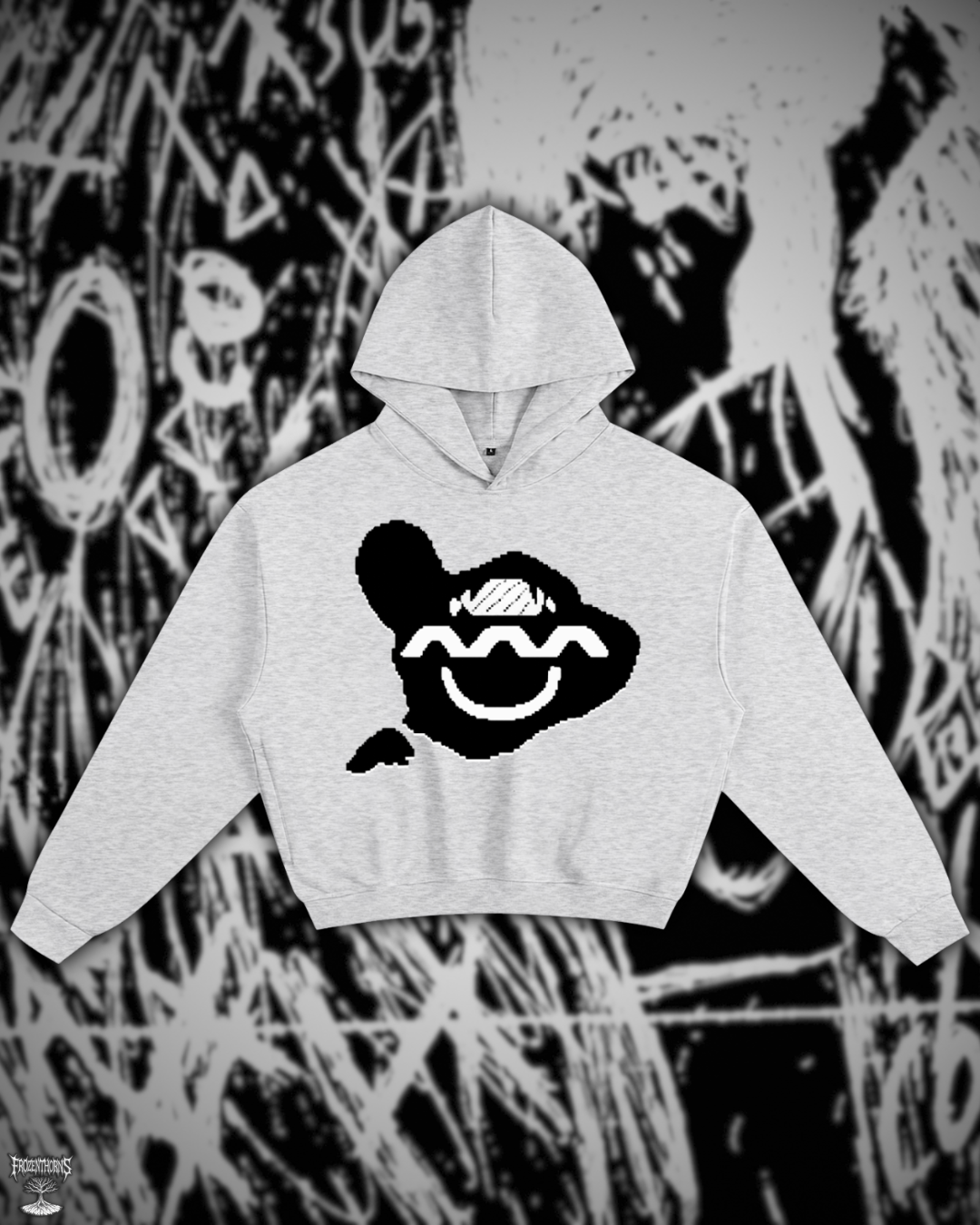 Island Cropped Hoodie