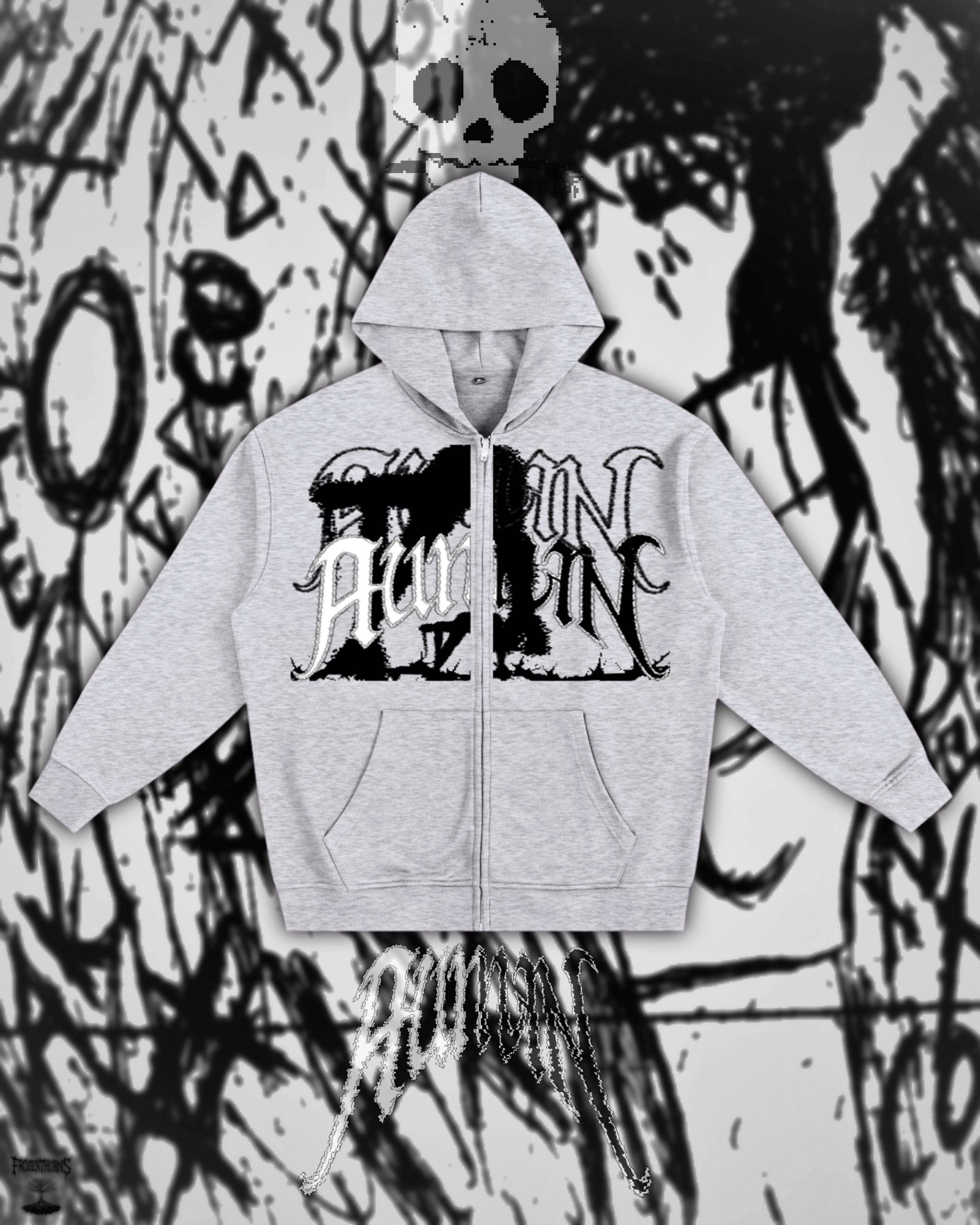 Heavyweight Zip-up Hoodie - Lost Signal