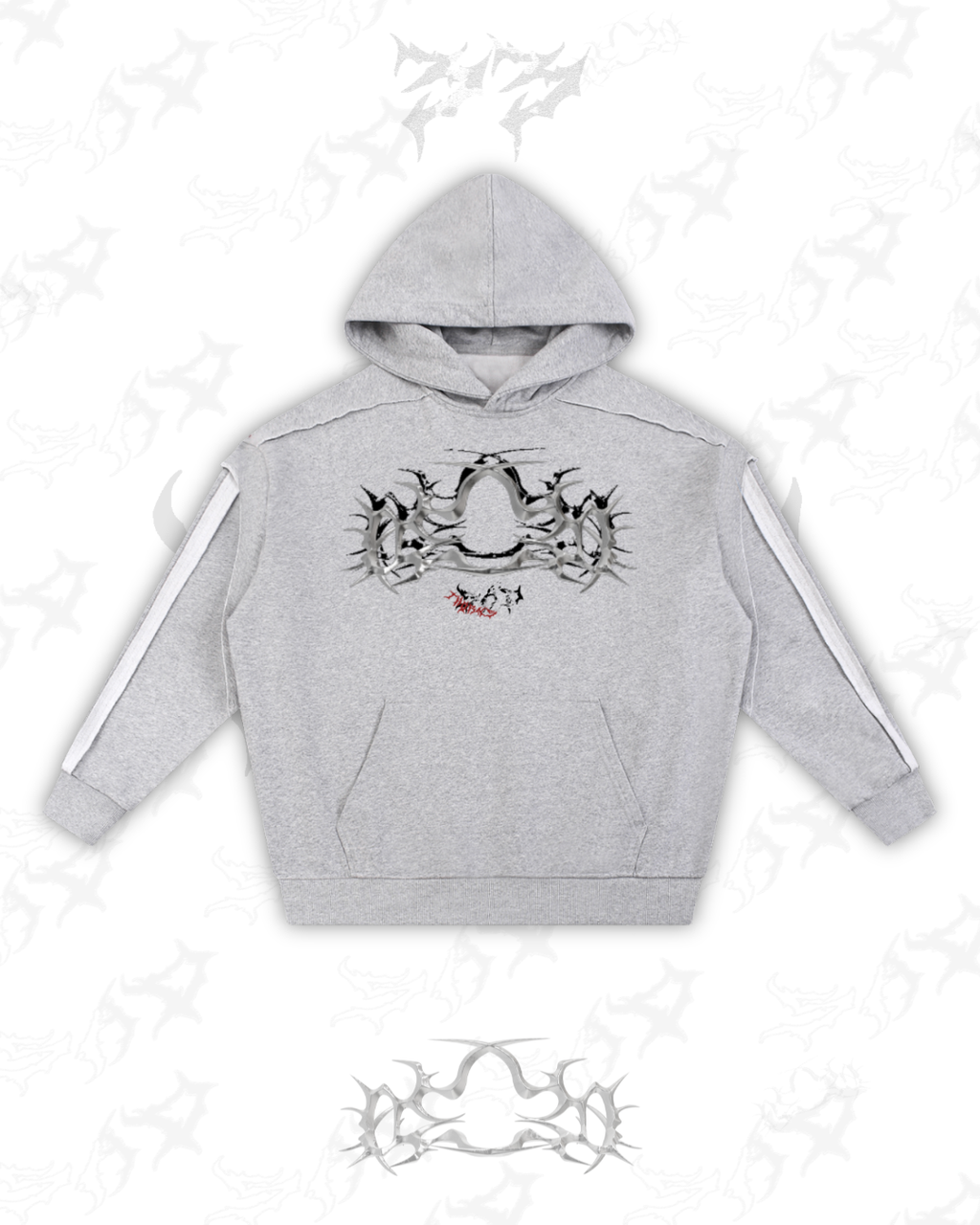 Contrast Tape Hoodie SAD