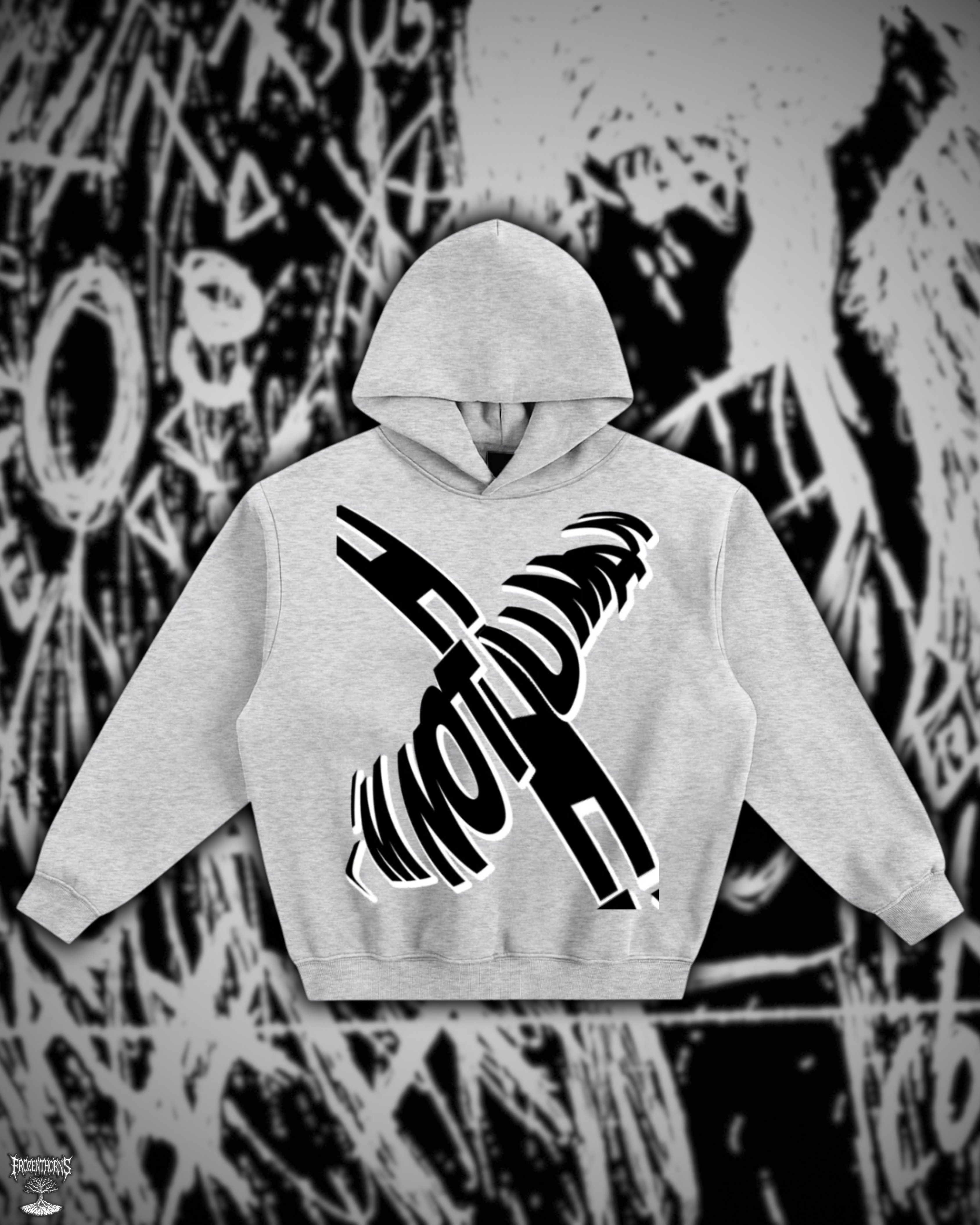 Fleeced Boxy Hoodie - i'm not hhuman