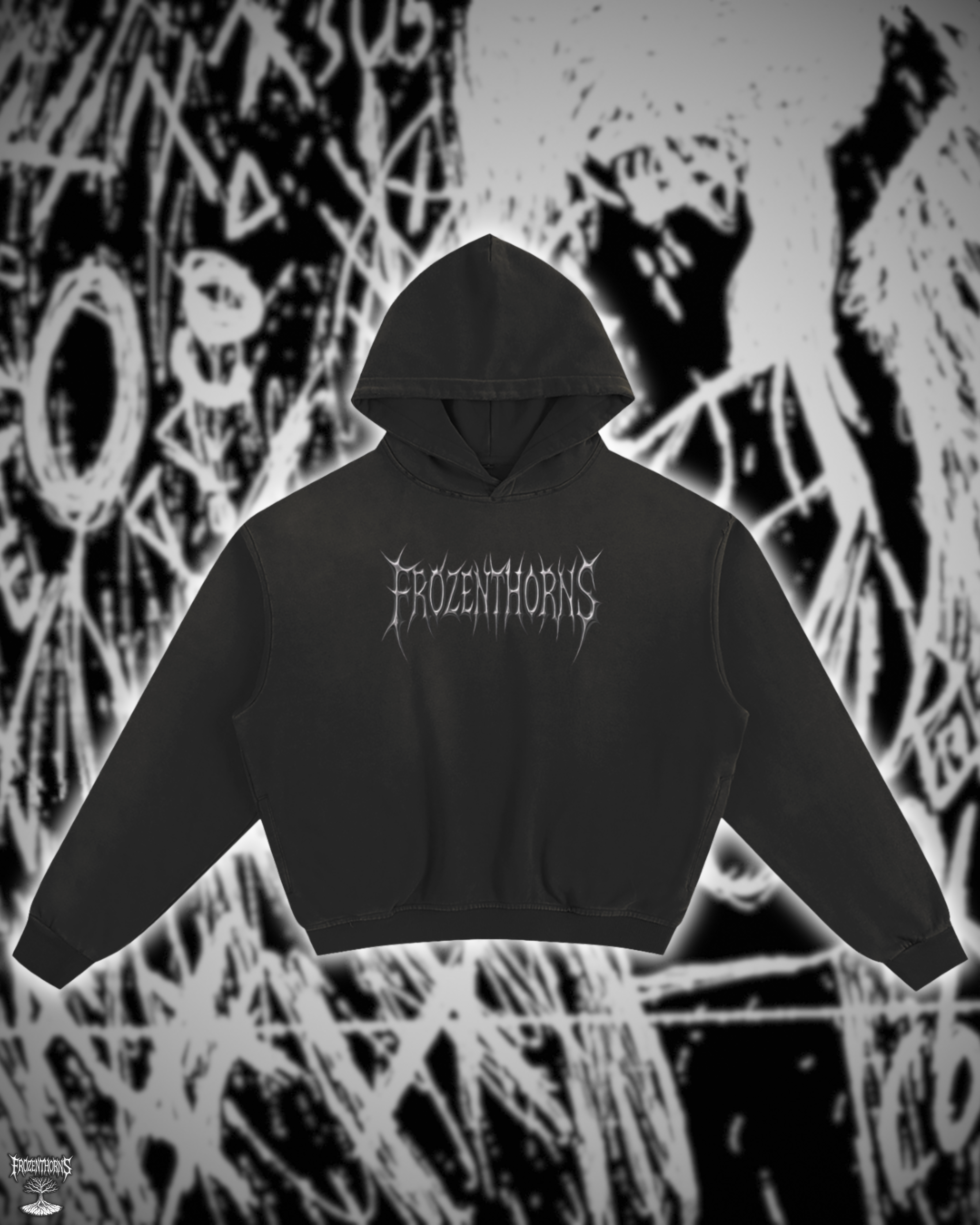 Sunfade Boxy Hoodie - FrozenThorns