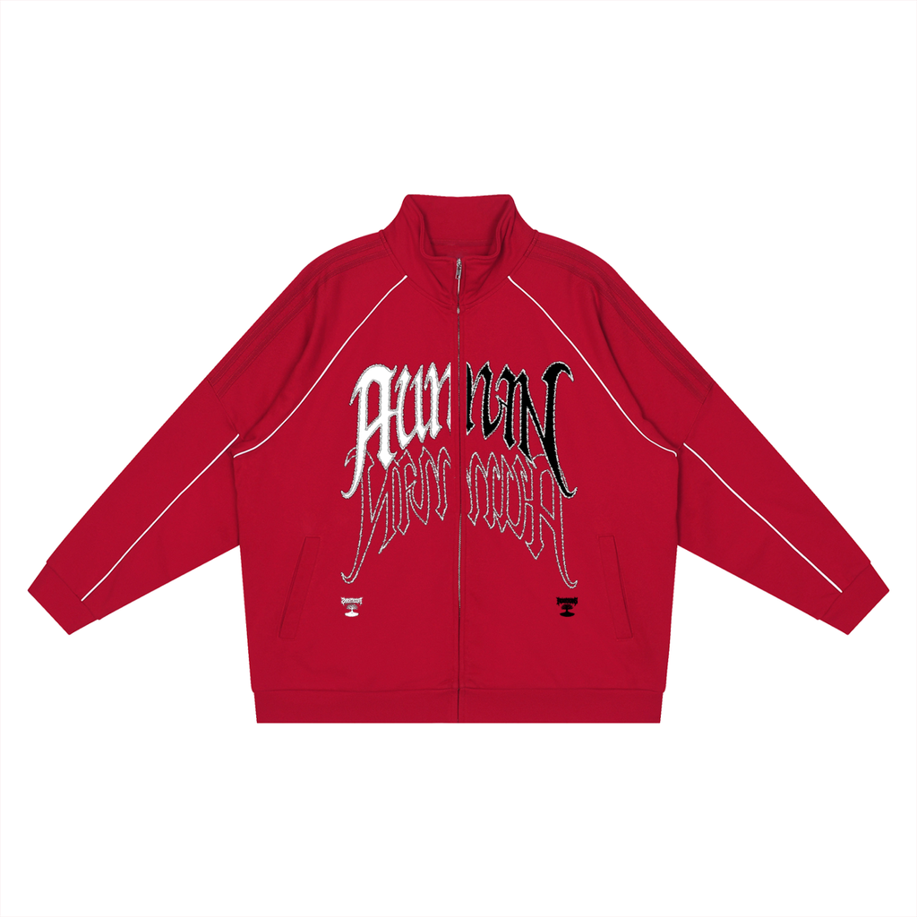 Striped Raglan Jacket - Lost Skull