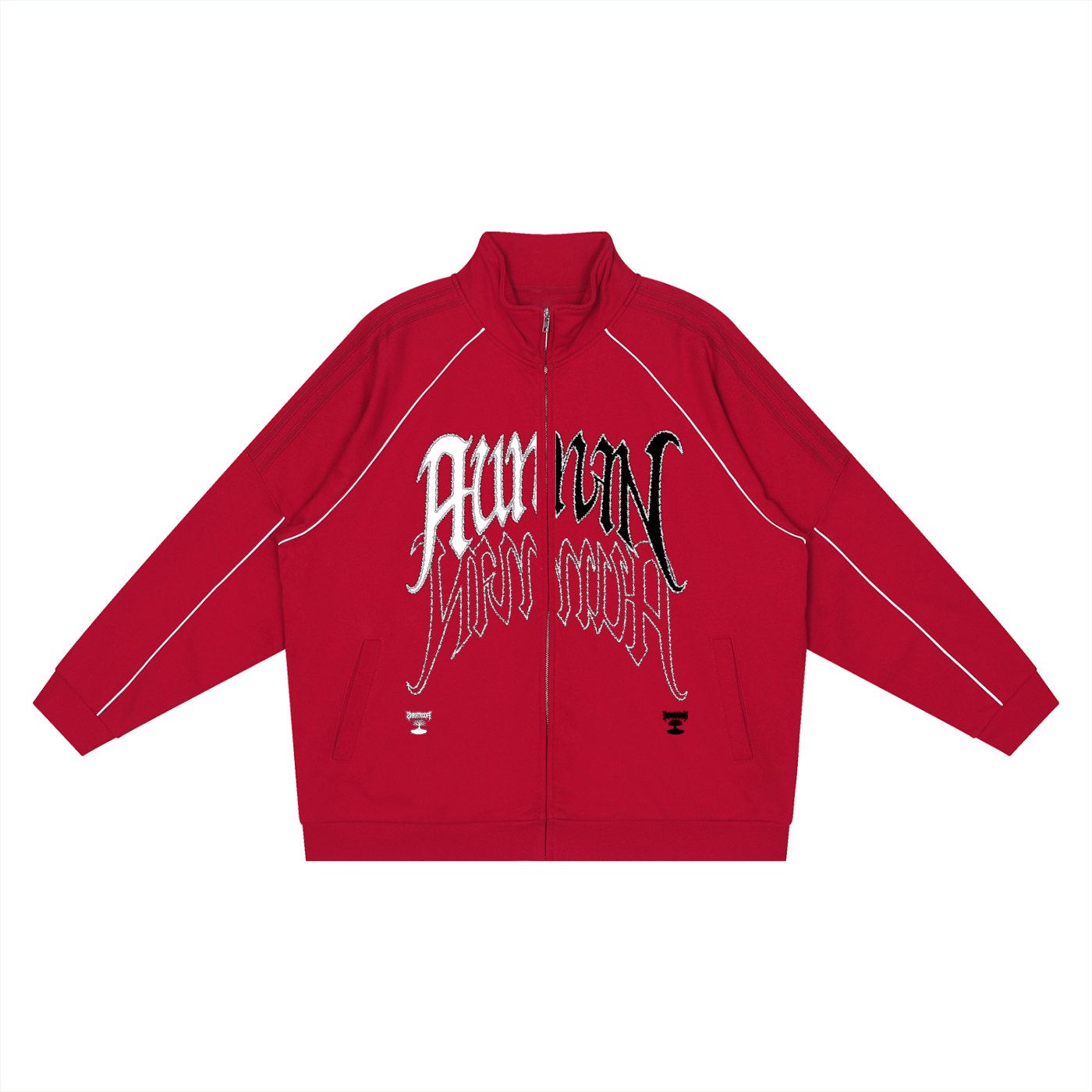 Striped Raglan Jacket - Lost Skull