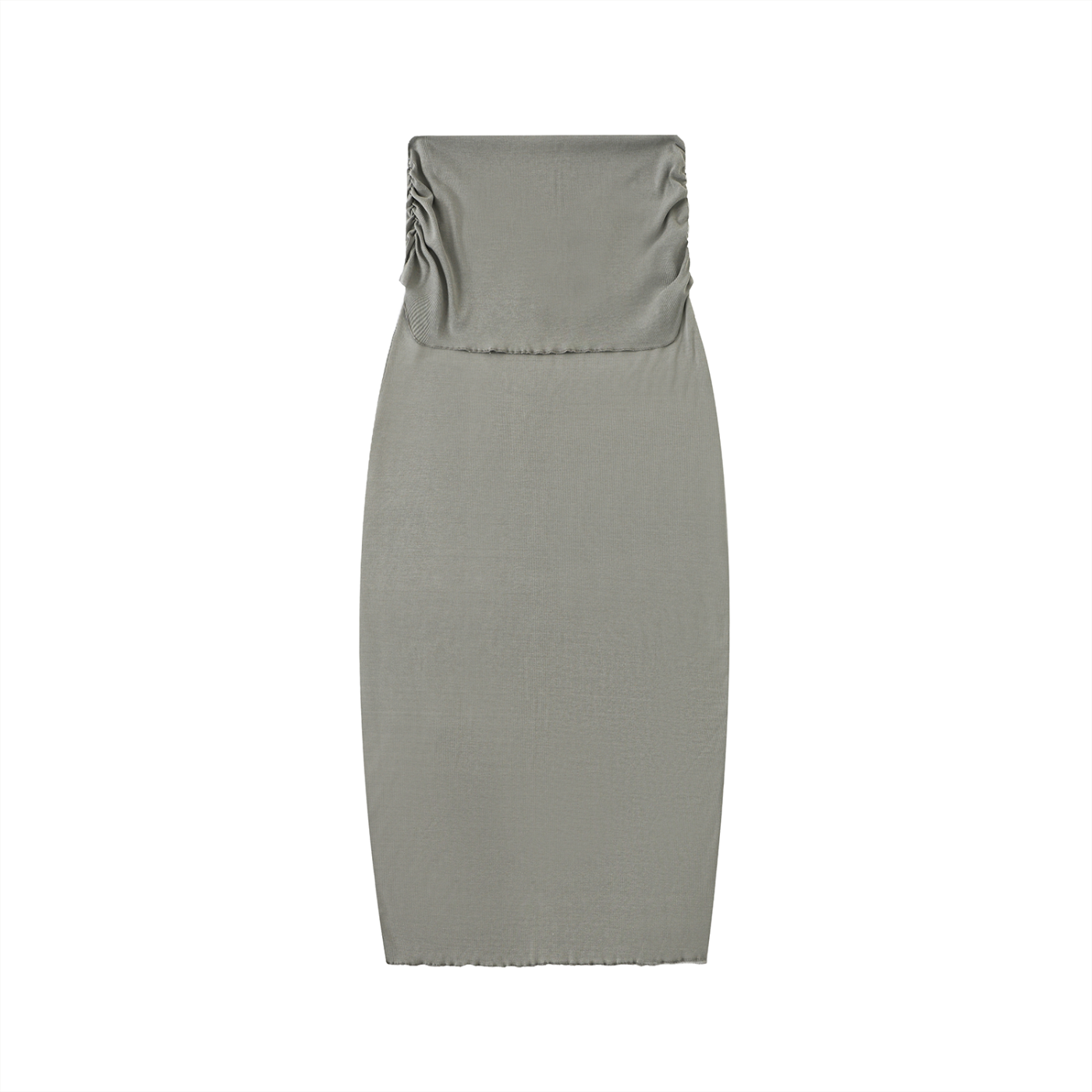 Washed Slim Maxi Skirt - Sand