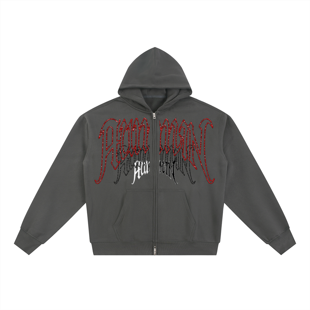 Fleece Zip Hoodie - Human Fragments