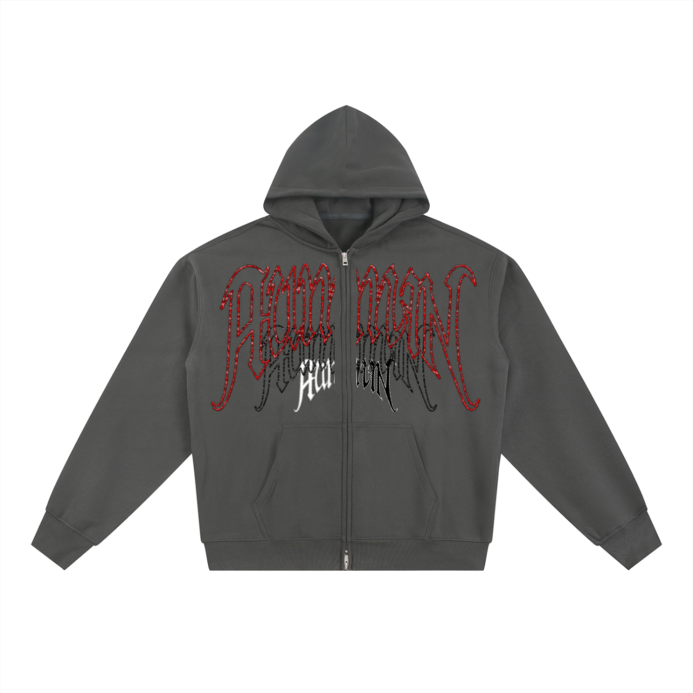 Fleece Zip Hoodie - Human Fragments