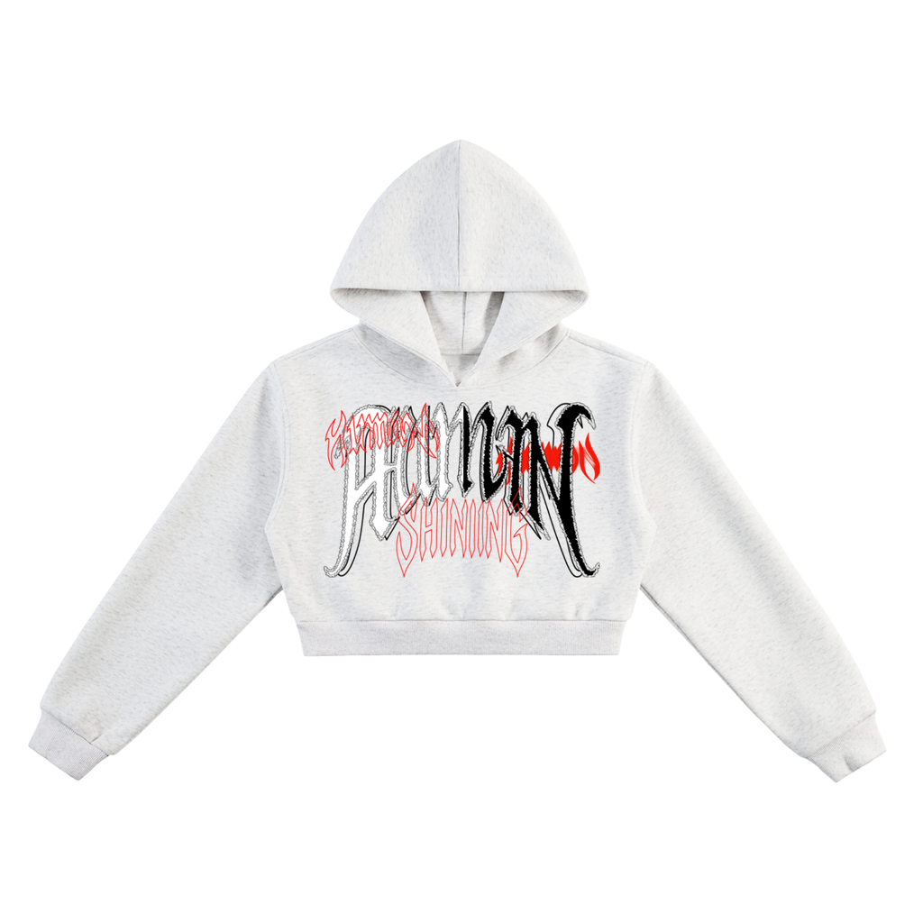 Essential Cropped Hoodie - Shining Lost