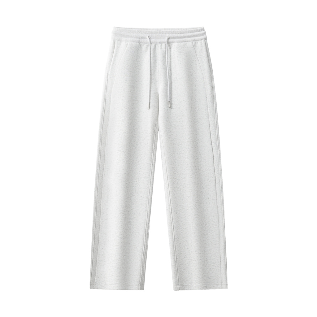 Drawstring Straight-Leg Sweatpants