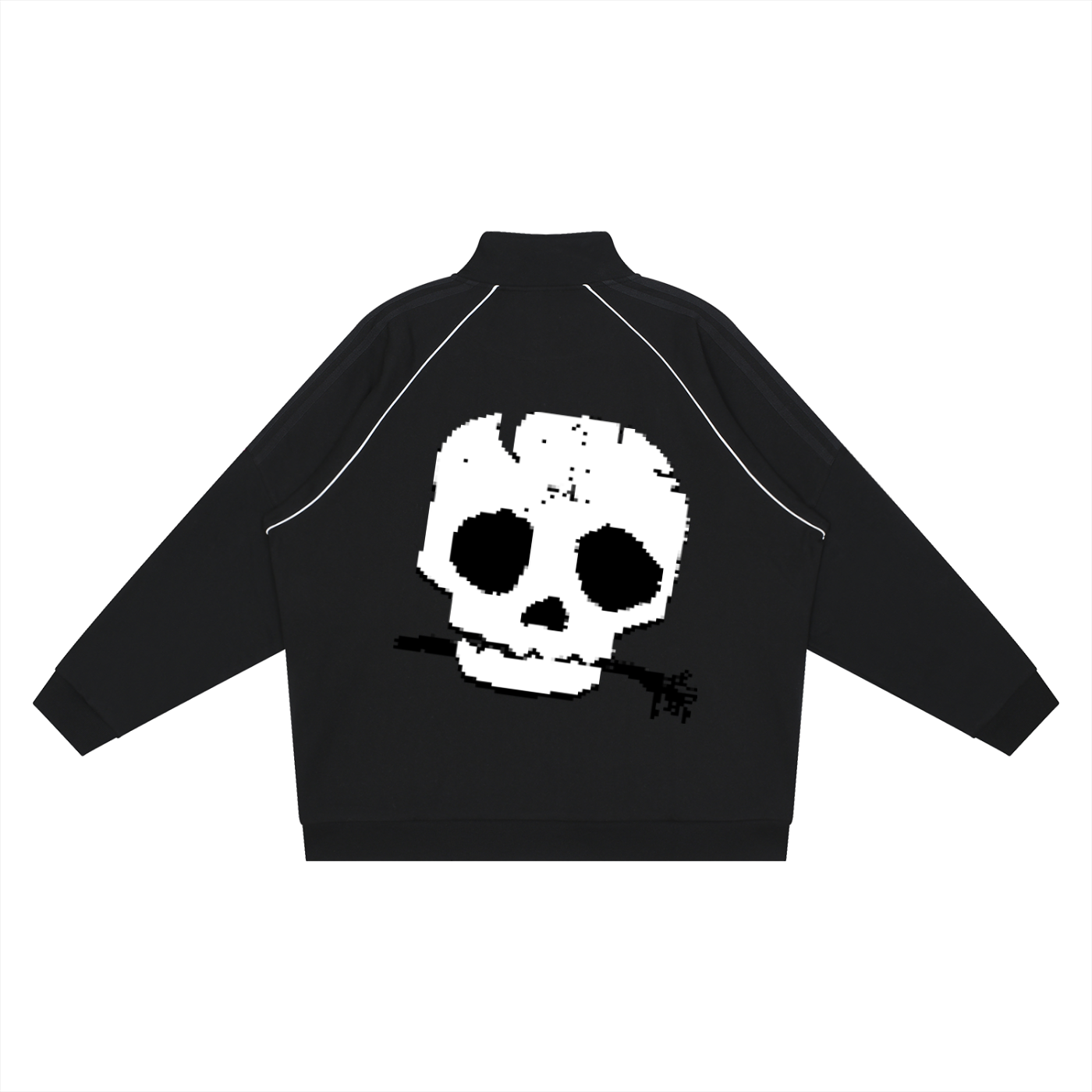 Striped Raglan Jacket - Lost Skull
