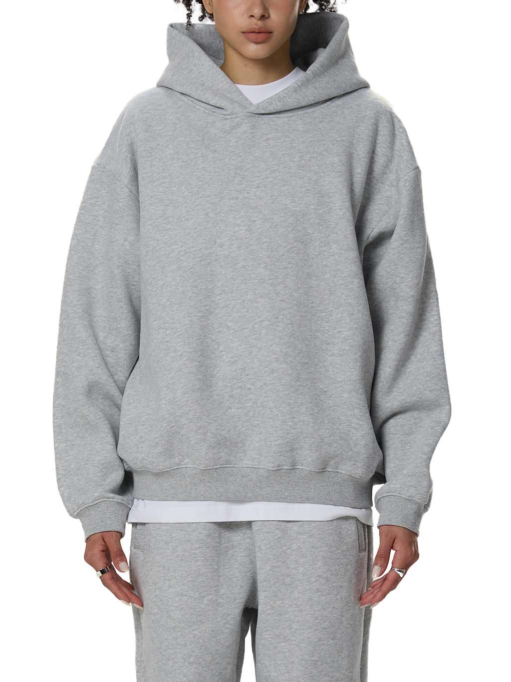 Fleeced Boxy Hoodie - i'm not hhuman