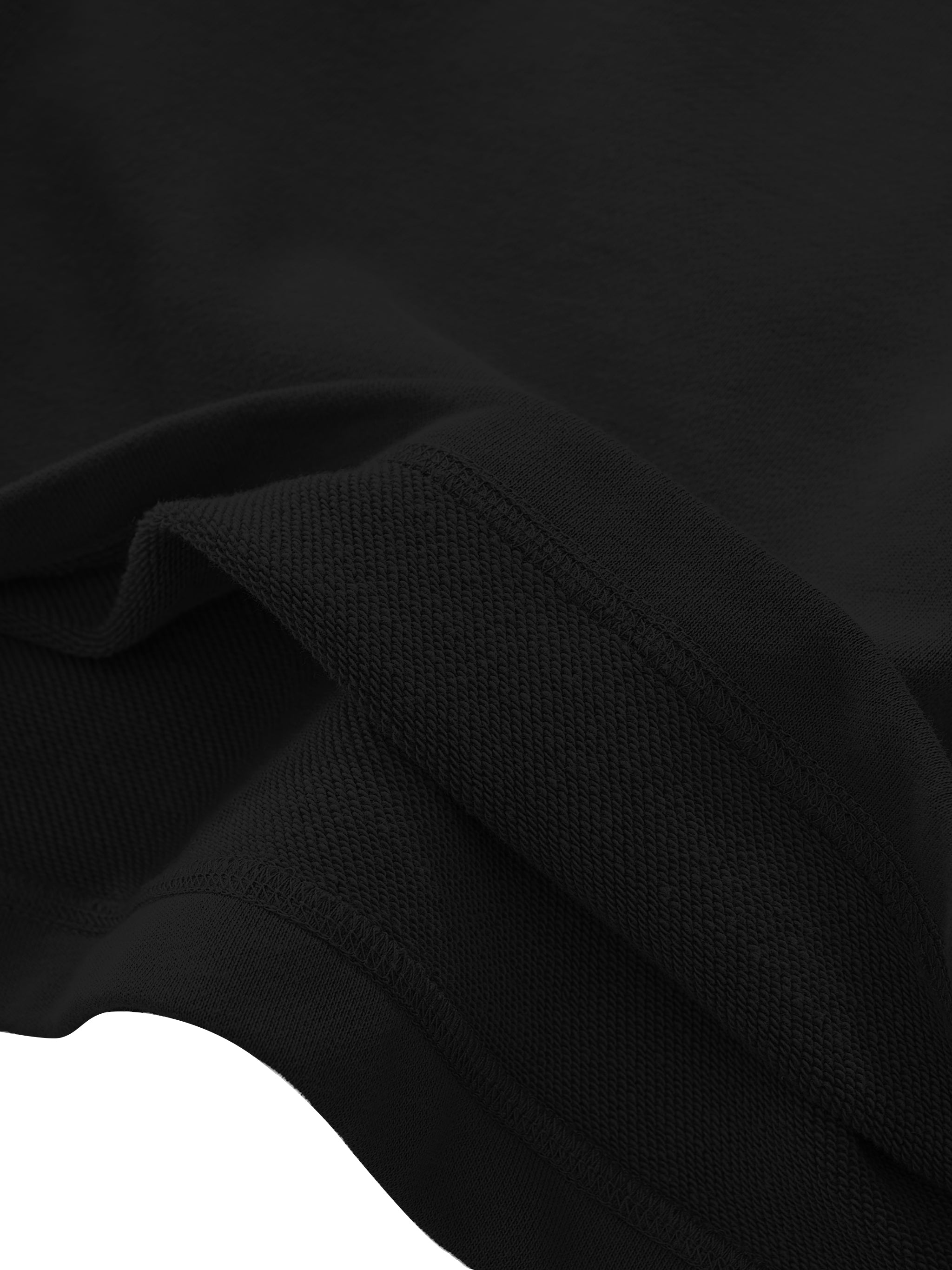 Raw Edge Cotton Shorts - FT Logo