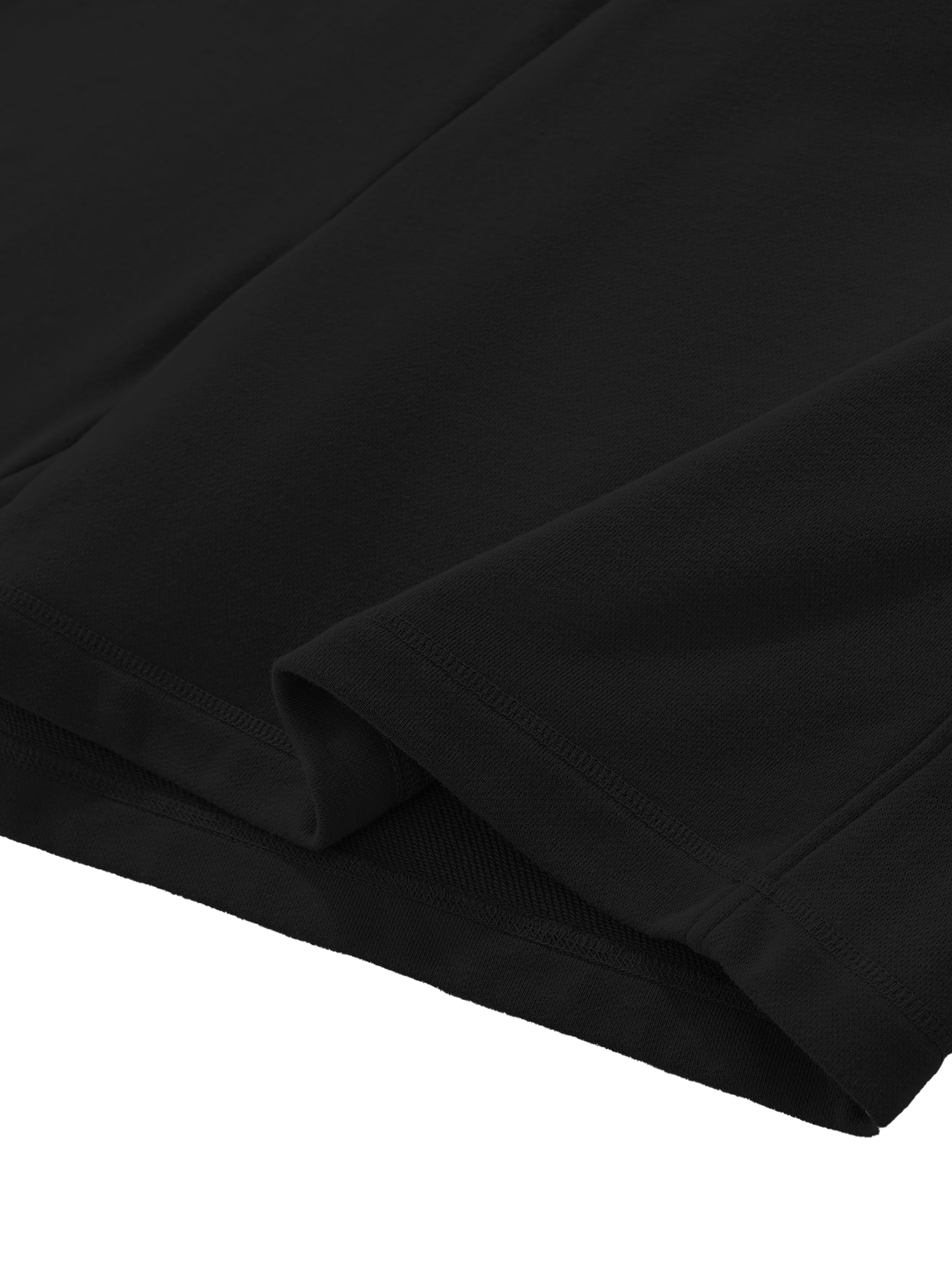 Raw Edge Cotton Shorts - FT Logo