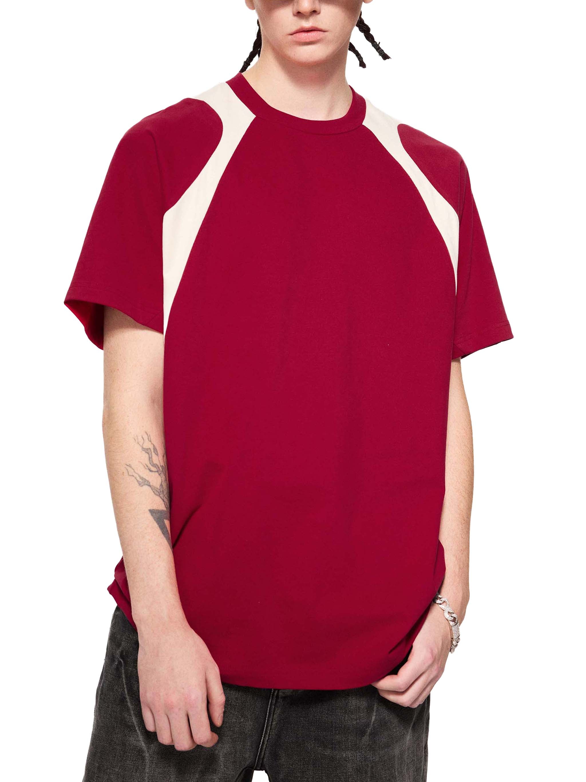 Contrast Cotton Tee - FT