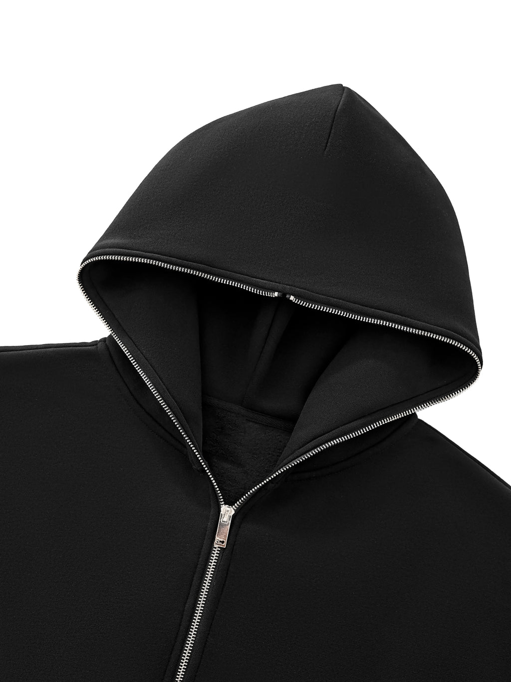 Full-Zip Boxy Hoodie - FrozenThorns