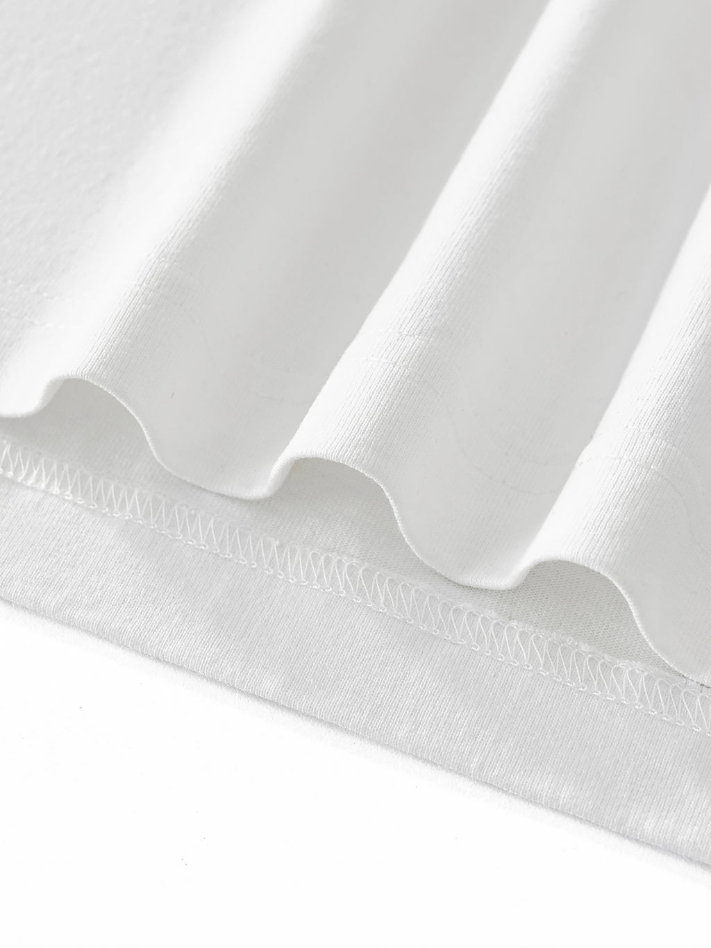 Contrast Sleeve Cotton T-Shirt - Cute Horror