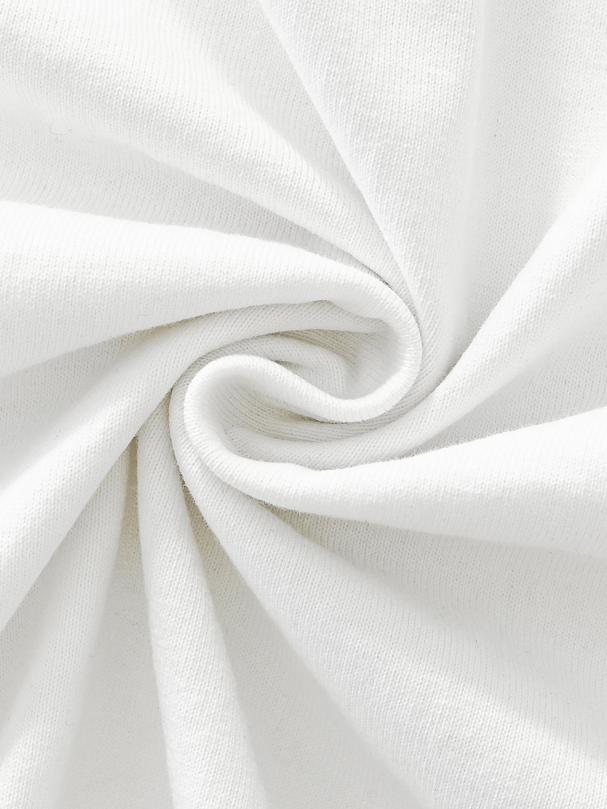 Contrast Sleeve Cotton T-Shirt - Cute Horror