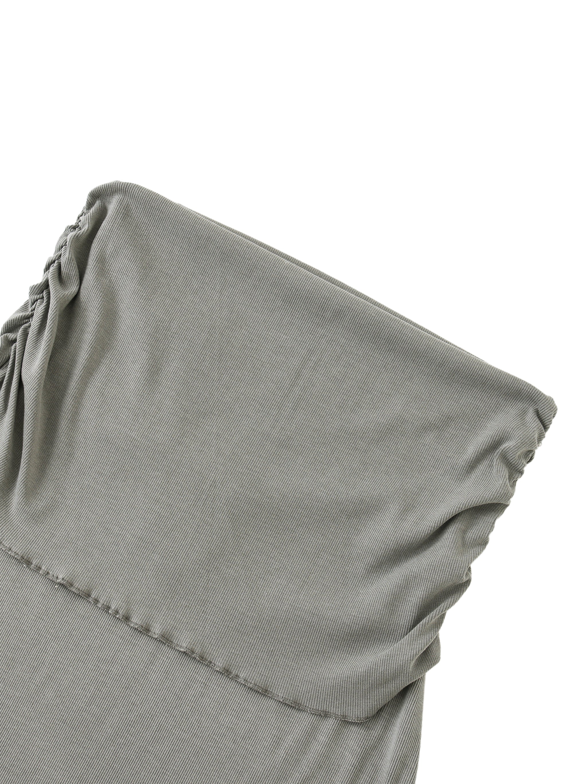 Washed Slim Maxi Skirt - Sand