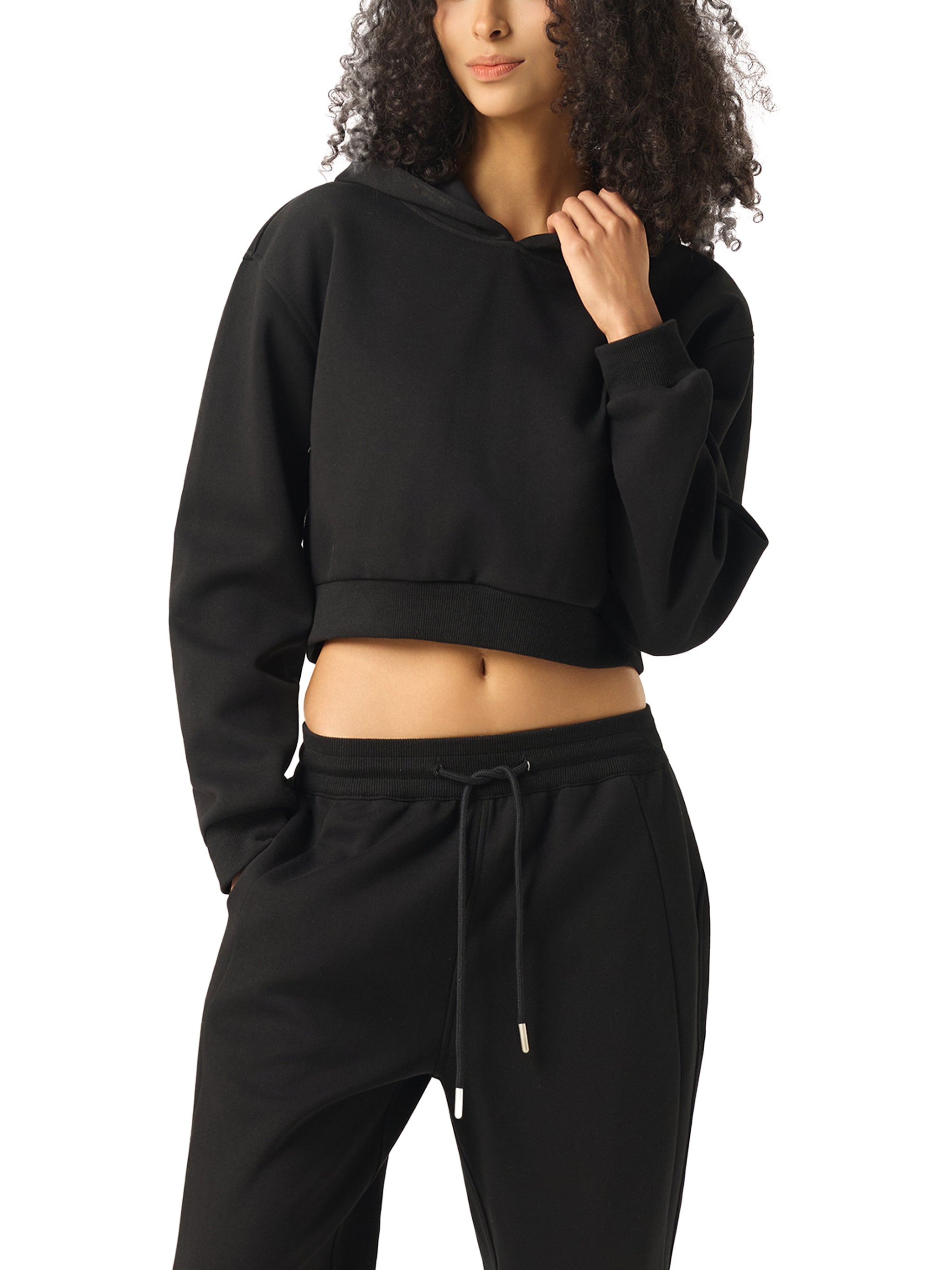 Essential Cropped Hoodie - Shining Lost