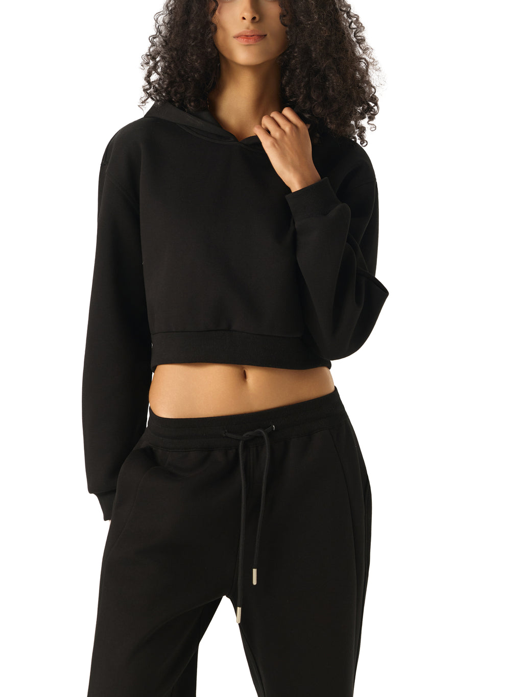 Essential Cropped Hoodie - Shining Lost