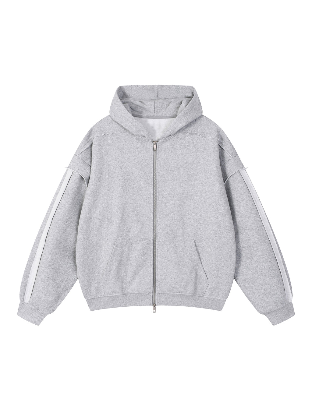 Contrast Zip Hoodie SAD